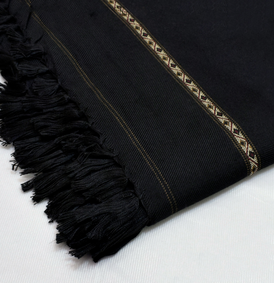 Wool Shawl - Black