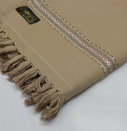 Wool Shawl - Beige